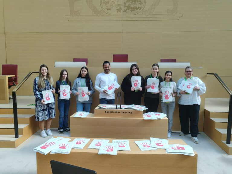 Ein Zeichen für Frieden und Kinderrechte!